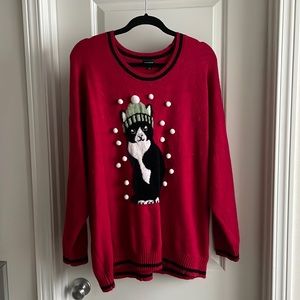 Torrid Winter Cat Knit Sweater